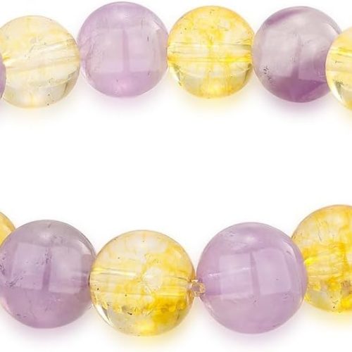 Crystal Vibe 8mm Beaded Bracelets For Women Men - Healing Crystal Bracelet - Adjustable Size