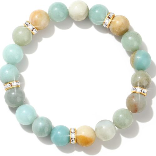 Healing Bracelets for Women Anxiety Crystal Bracelet 10mm Stretch Stone Jewelry Crystal Gifts for Women