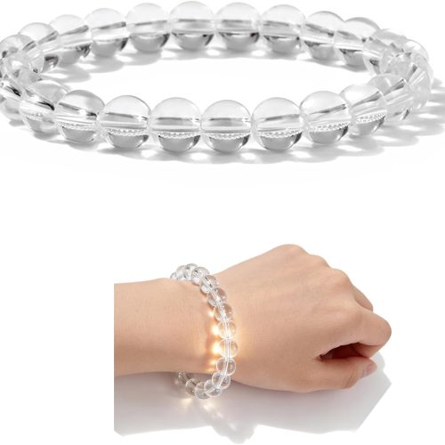 Handmade 8mm Beaded Bracelets For Men Protection Bracelet For Women Chakra Feng Shui Stretchy Handmade Lucky Money Stretchy Crystal Bracelets Best Gifts